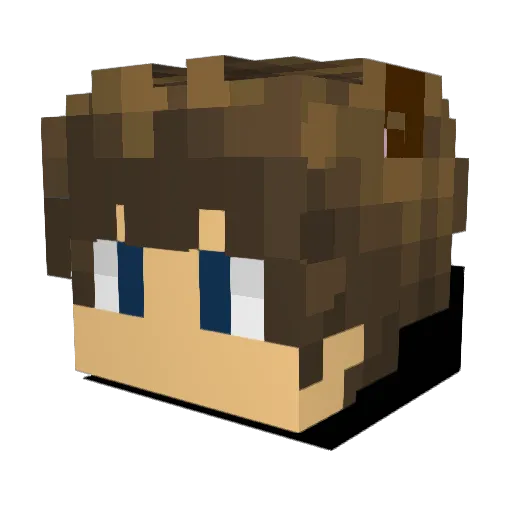 matthiFRAK Minecraft avatar head, 3D render