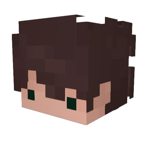 matthiasthefirst Minecraft avatar head, 3D render
