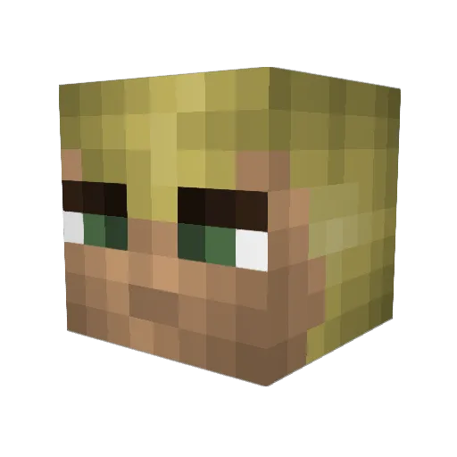 matthyboy Minecraft avatar head, 3D render