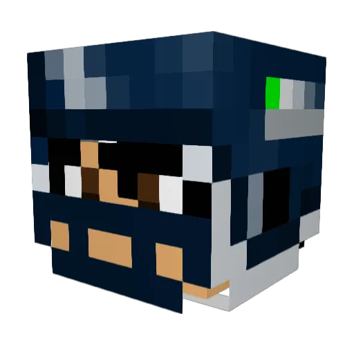 matti1905 Minecraft avatar head, 3D render