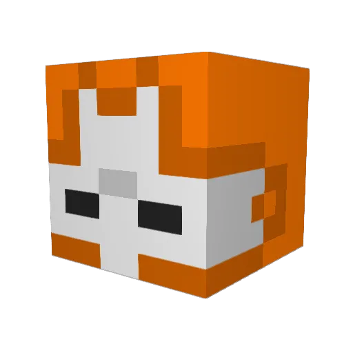 matti431 Minecraft avatar head, 3D render