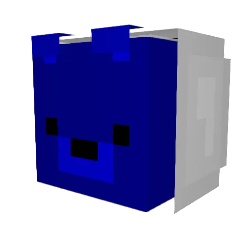 mattie123 Minecraft avatar head, 3D render