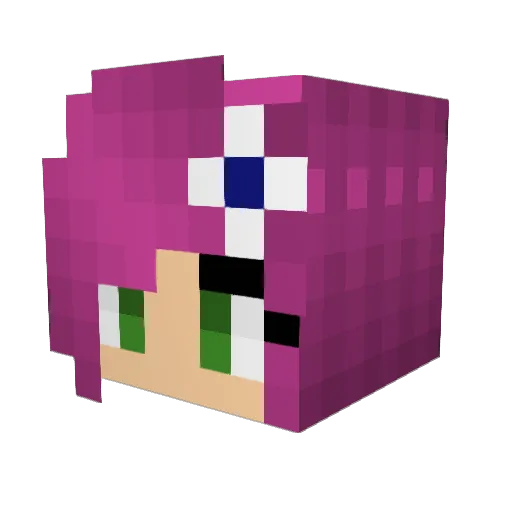 mattiegoetz Minecraft avatar head, 3D render