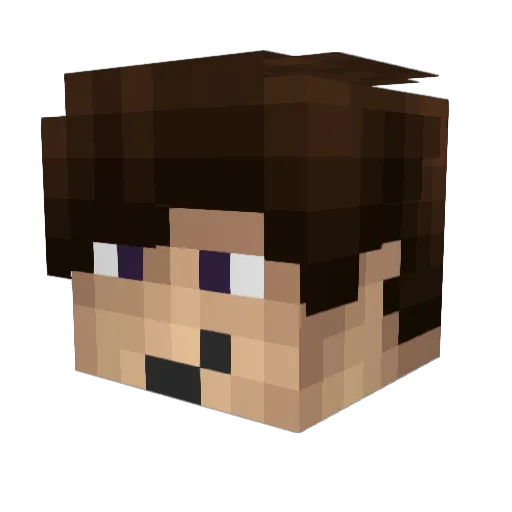 mattiep20 Minecraft avatar head, 3D render