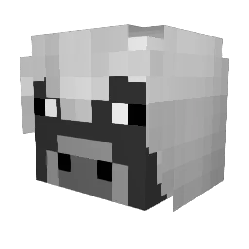 mattiols Minecraft avatar head, 3D render