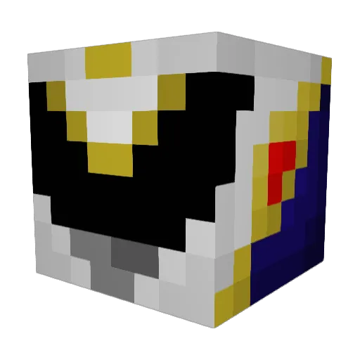 mattixbrux Minecraft avatar head, 3D render