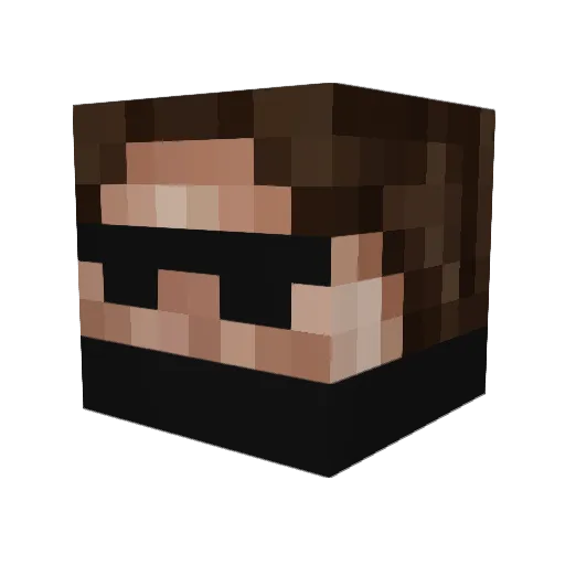 mattjoe4 Minecraft avatar head, 3D render
