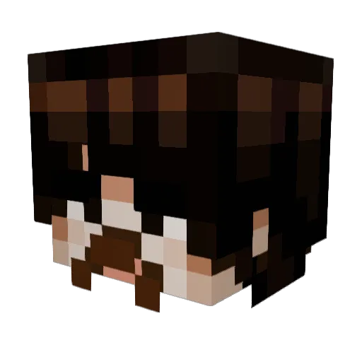 mattjosdeb Minecraft avatar head, 3D render