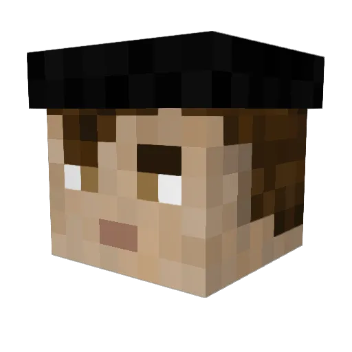 mattkooo Minecraft avatar head, 3D render