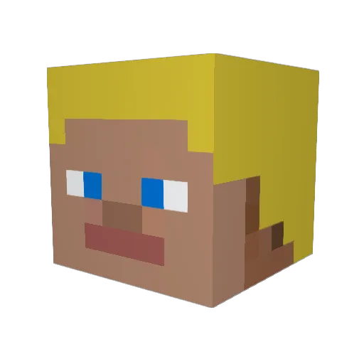 mattlise9 Minecraft avatar head, 3D render