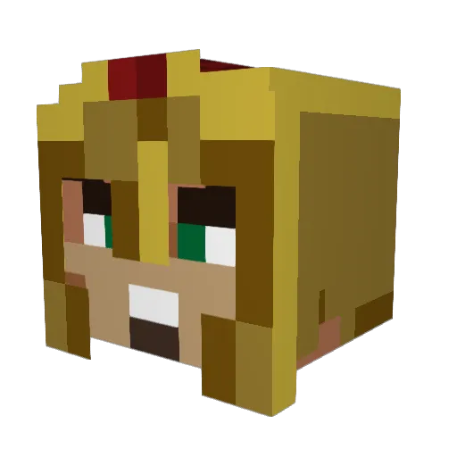 mattman7070 Minecraft avatar head, 3D render
