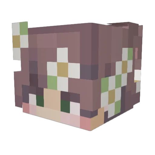 mattofthepurple2 Minecraft avatar head, 3D render