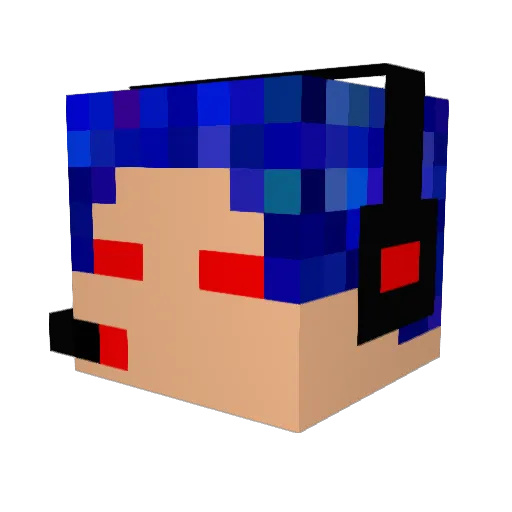 mattoleesh Minecraft avatar head, 3D render