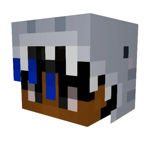 mattrick50 Minecraft avatar head, 3D render