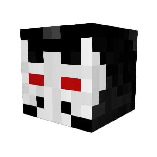 mattshach Minecraft avatar head, 3D render