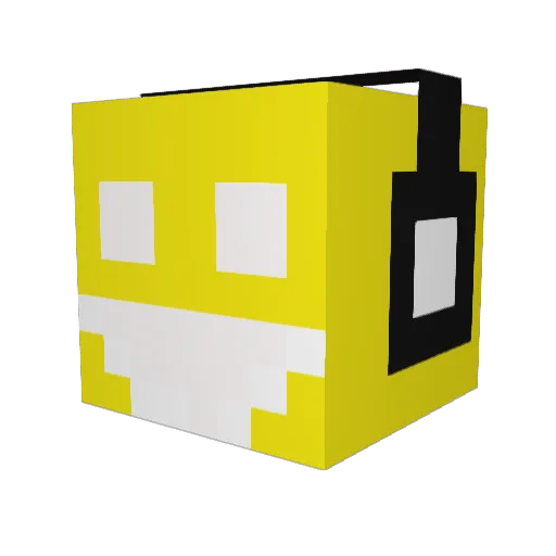 mattsicko Minecraft avatar head, 3D render