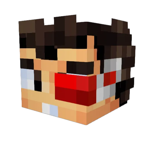 mattsrox1 Minecraft avatar head, 3D render