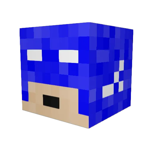 mattstrass4 Minecraft avatar head, 3D render