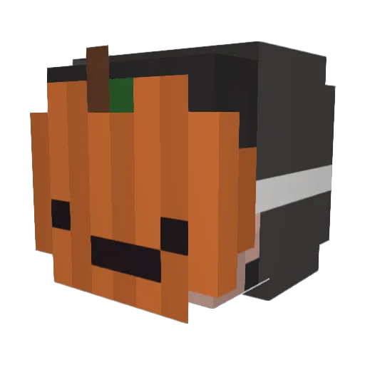 mattsupermega Minecraft avatar head, 3D render