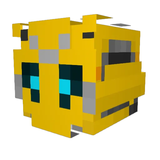 matttone Minecraft avatar head, 3D render