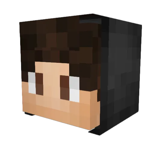 matttthews Minecraft avatar head, 3D render