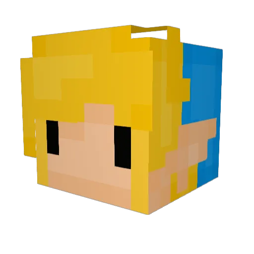 mattw891 Minecraft avatar head, 3D render