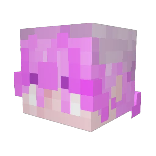 mattxcx Minecraft avatar head, 3D render