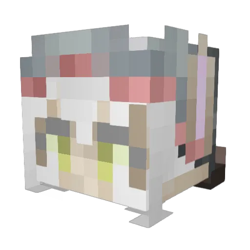 mattyaya Minecraft avatar head, 3D render