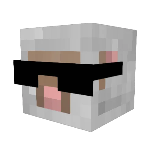 mattyj85 Minecraft avatar head, 3D render