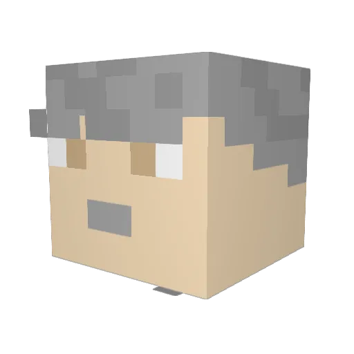 mattyjoe0706 Minecraft avatar head, 3D render