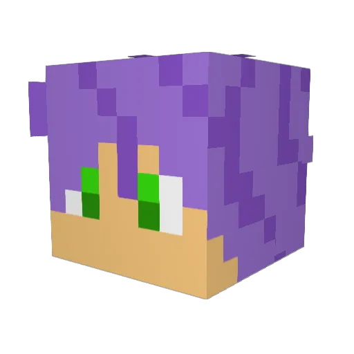 mattyk27 Minecraft avatar head, 3D render