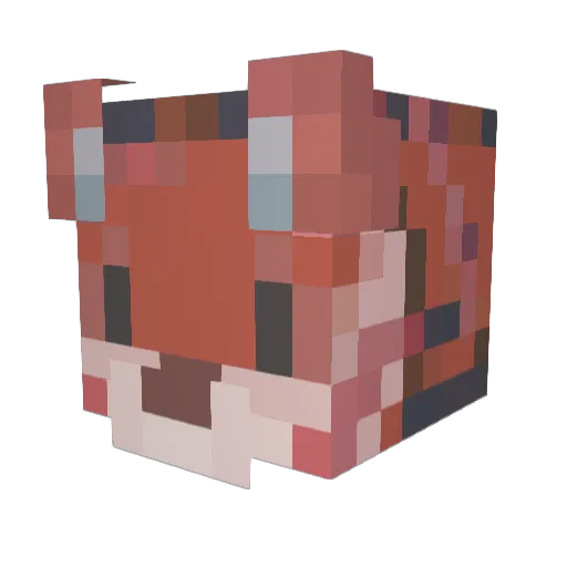 mattypryor Minecraft avatar head, 3D render