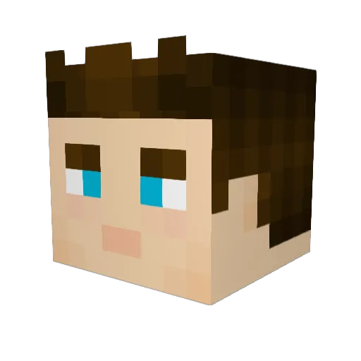 mattys021 Minecraft avatar head, 3D render