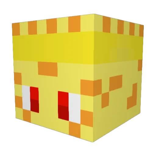 mattywolf34 Minecraft avatar head, 3D render