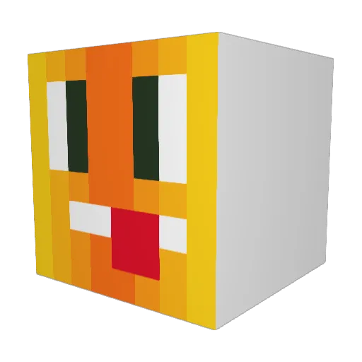 matu98 Minecraft avatar head, 3D render