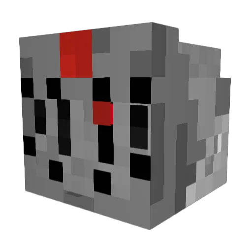 matukassu Minecraft avatar head, 3D render