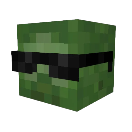 matveinebot Minecraft avatar head, 3D render