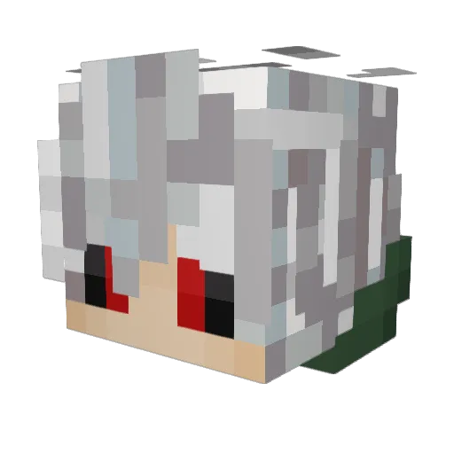 matveyipi Minecraft avatar head, 3D render