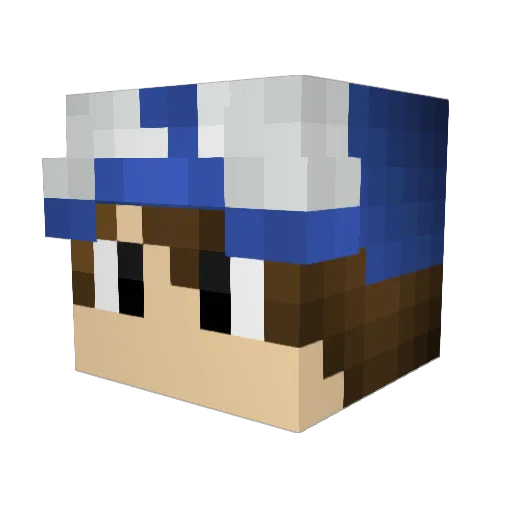 matveyl Minecraft avatar head, 3D render