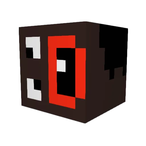 matveyter Minecraft avatar head, 3D render
