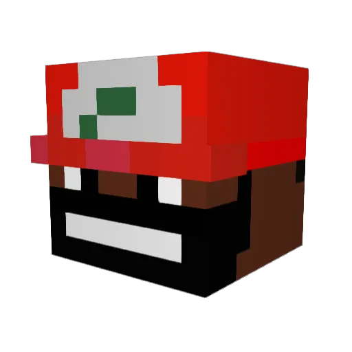 matweus997 Minecraft avatar head, 3D render