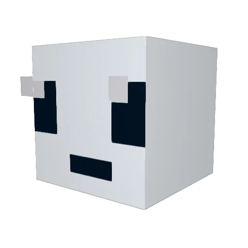 matxXxX Minecraft avatar head, 3D render
