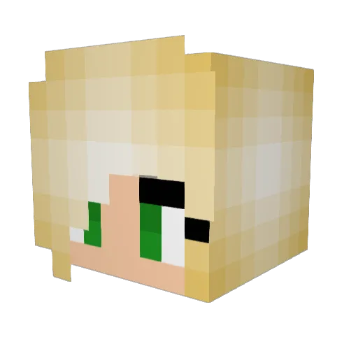 maty392 Minecraft avatar head, 3D render