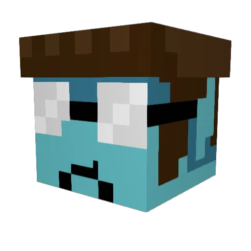 maty_rayo Minecraft avatar head, 3D render