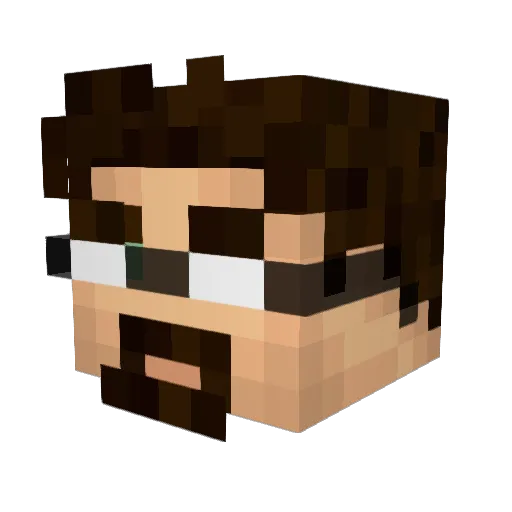 matyas123abc Minecraft avatar head, 3D render