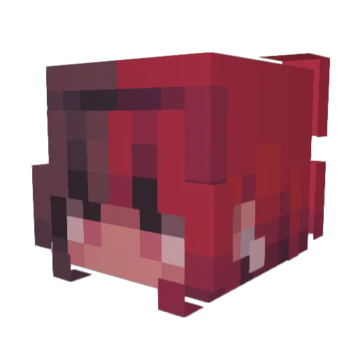 matymino123 Minecraft avatar head, 3D render