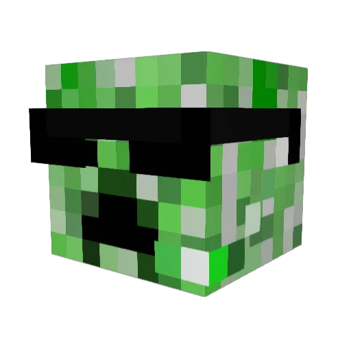 matyparra Minecraft avatar head, 3D render