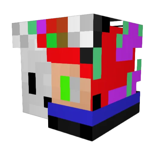 matze2209_YT Minecraft avatar head, 3D render