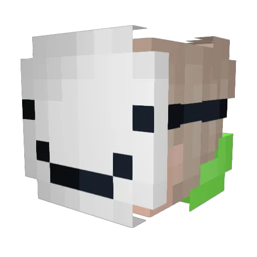 matzinsr Minecraft avatar head, 3D render