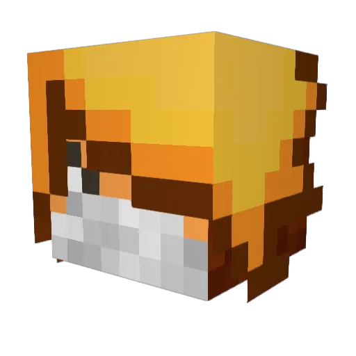 matzzzzz Minecraft avatar head, 3D render